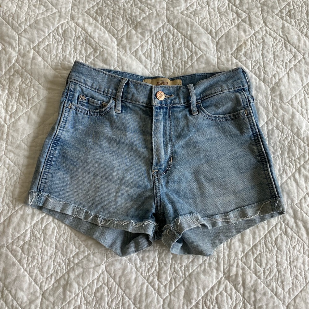 High Rise 2” Inseam Denim Shorts
